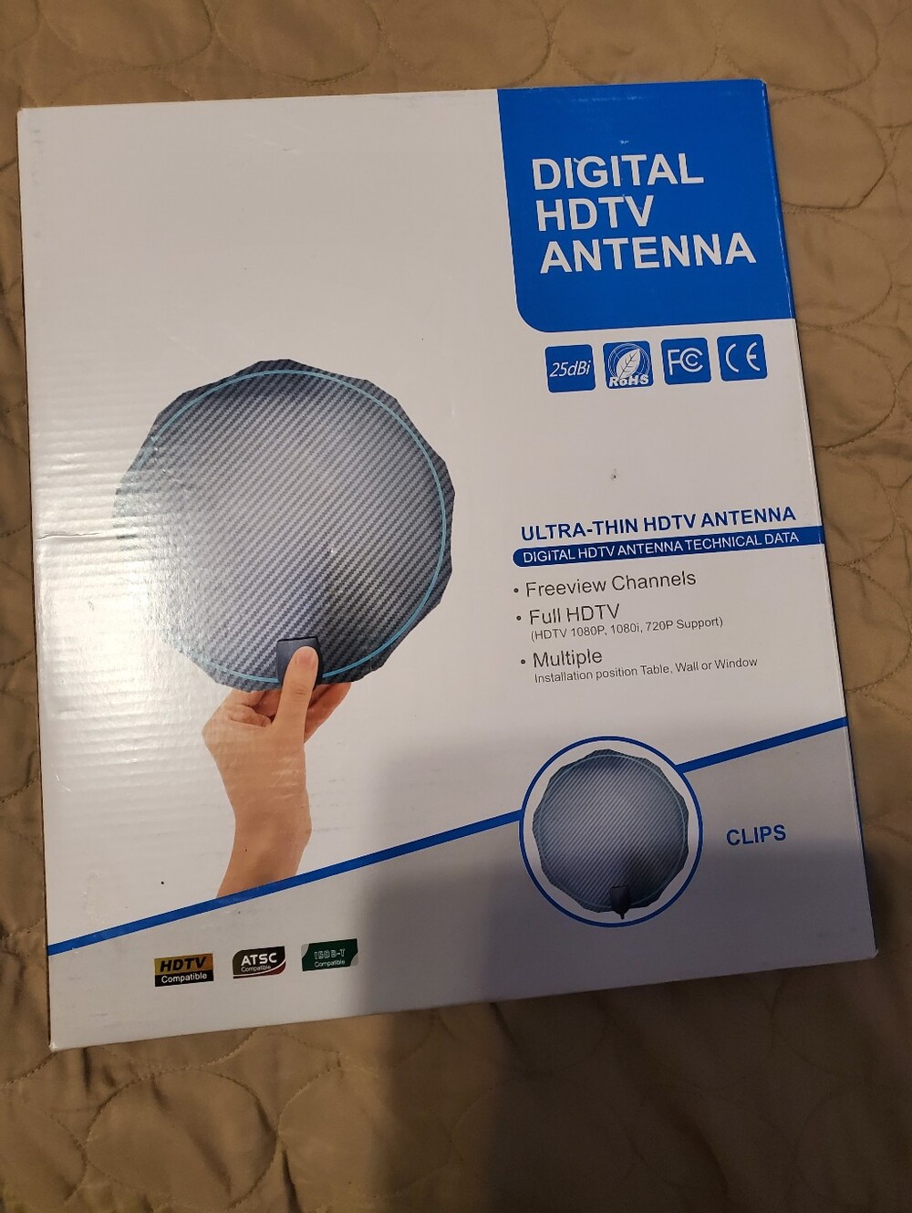 Cut the Cord Today! Ultra-Thin Digital HDTV Antenna – Free Local Channels